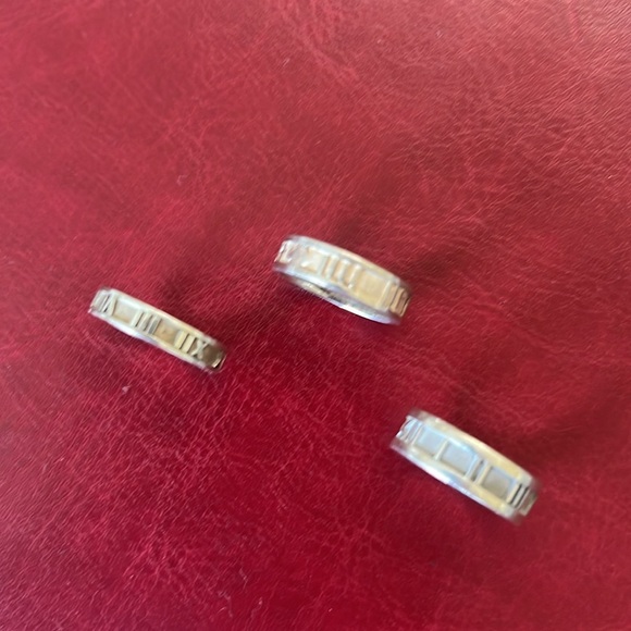TIFFANY & CO. Atlas 1995 Roman Number  Sterling Silver 925 Ring  sz:5.5 - Picture 13 of 13
